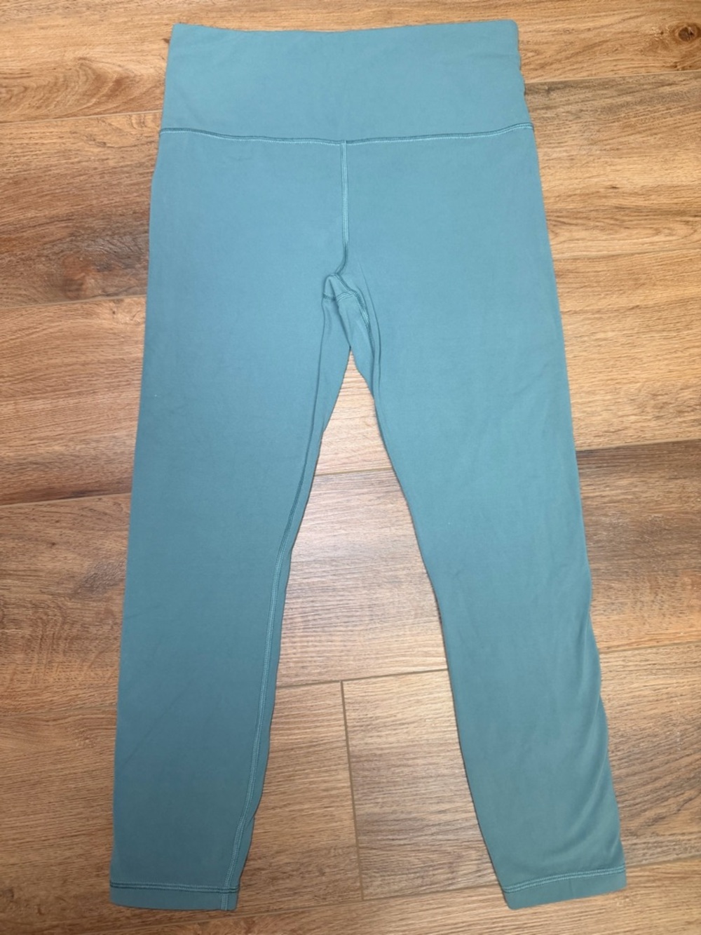 Athleta Elation Ultra High Rise 7/8 Tights Legging Medium Teal Powervita Yoga
